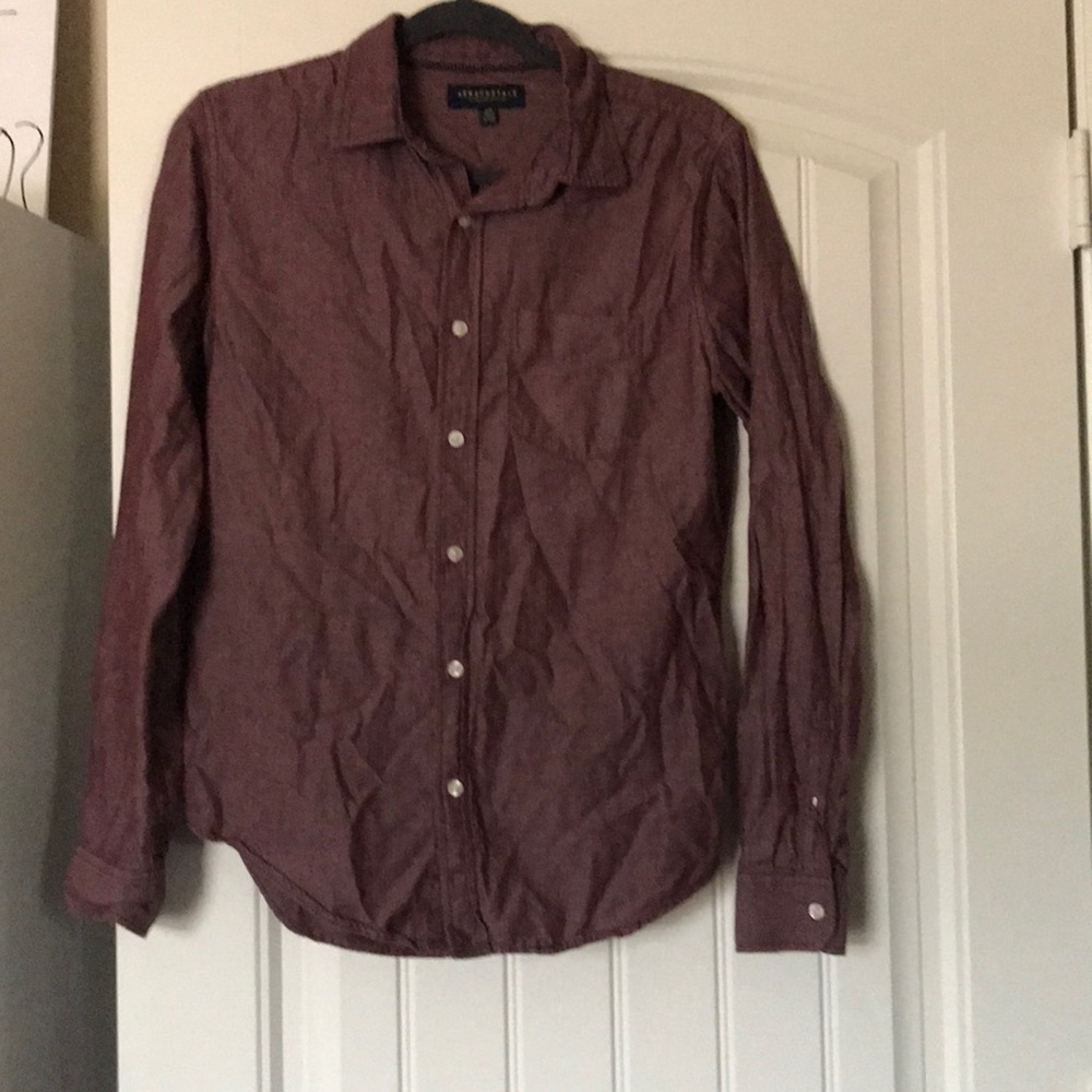 Red Aeropostale small nice dress shirt